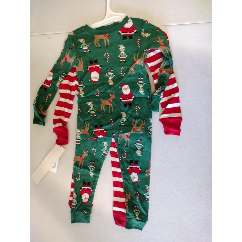 Carter's kids Santa‎ Claus pajama sets size 2t
